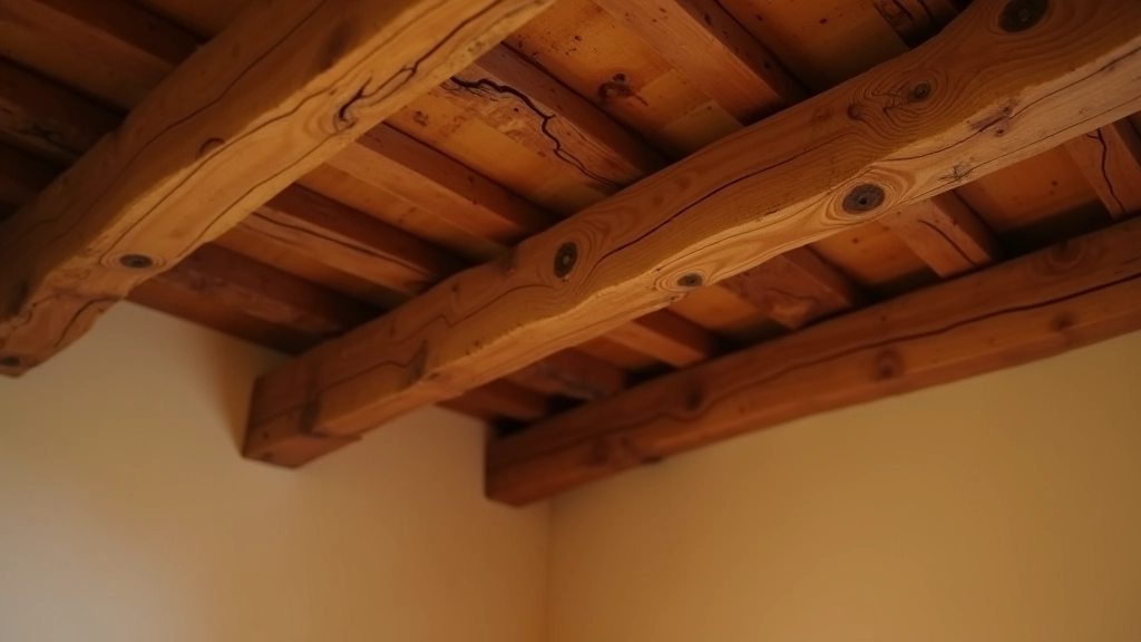 Dettagli costruttivi di travi in legno massello nella tradizione toscana