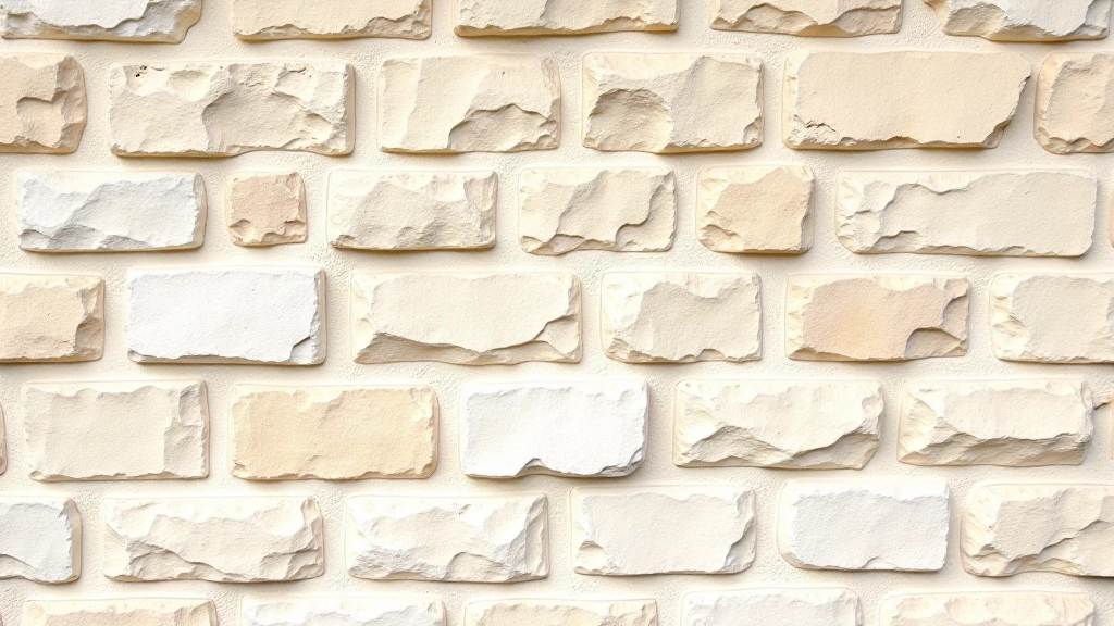 Muro in pietra a vista con texture irregolare e colorazione naturale beige e grigio
